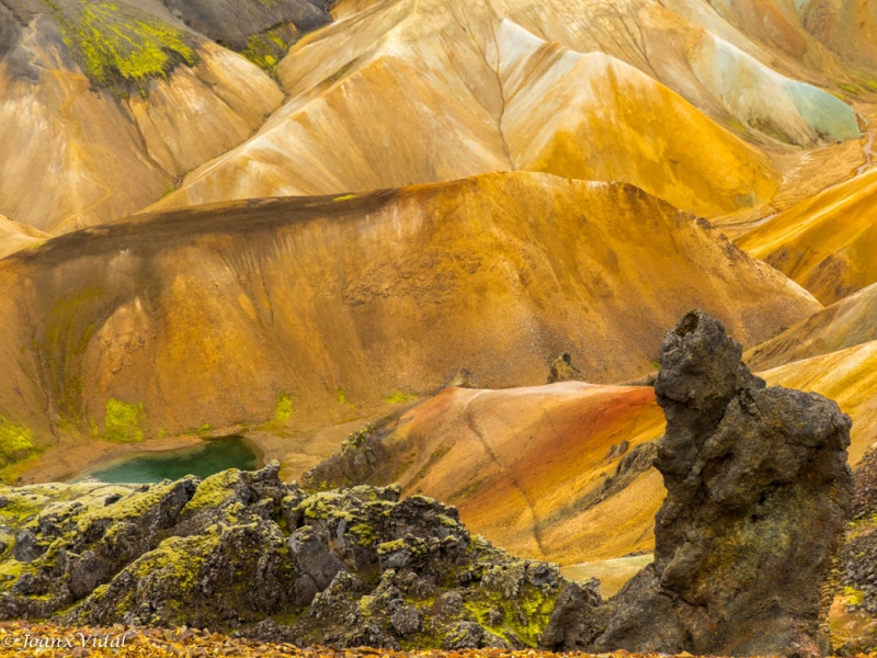 Paisaje de riolita