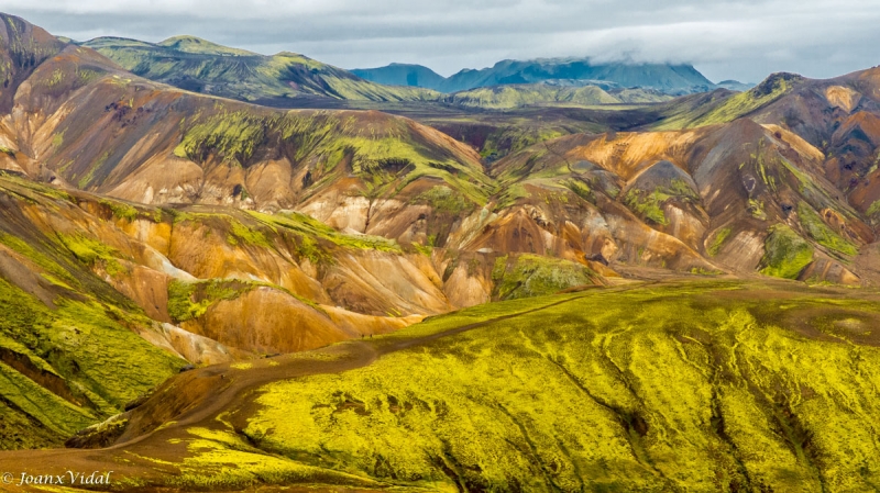 Paisaje de riolita