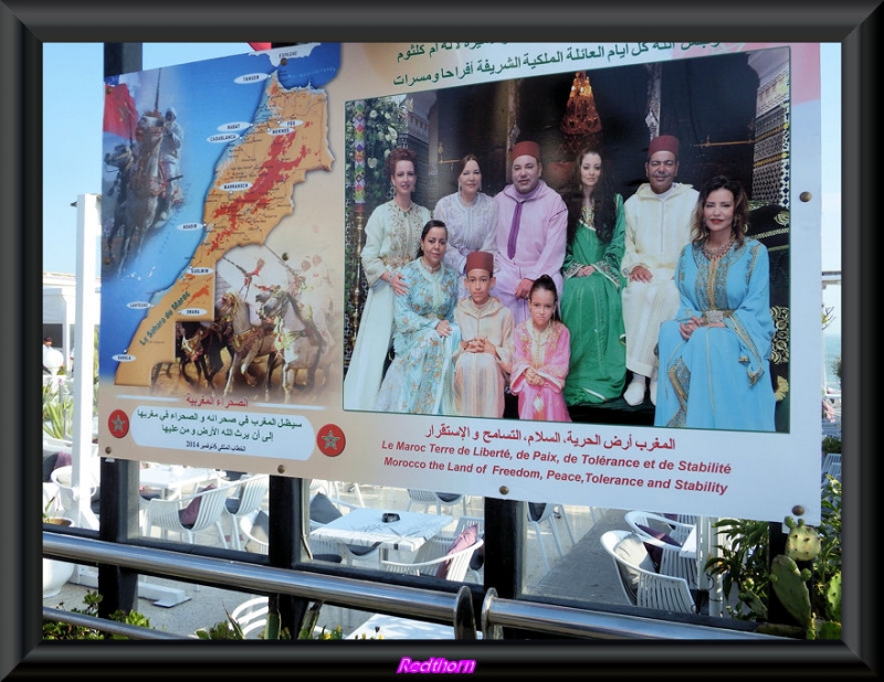 La familia real marroqu al completo