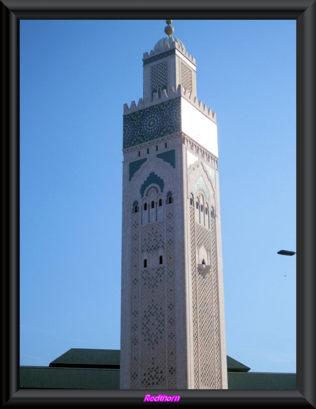 Minarete de la mezquita Hassan II