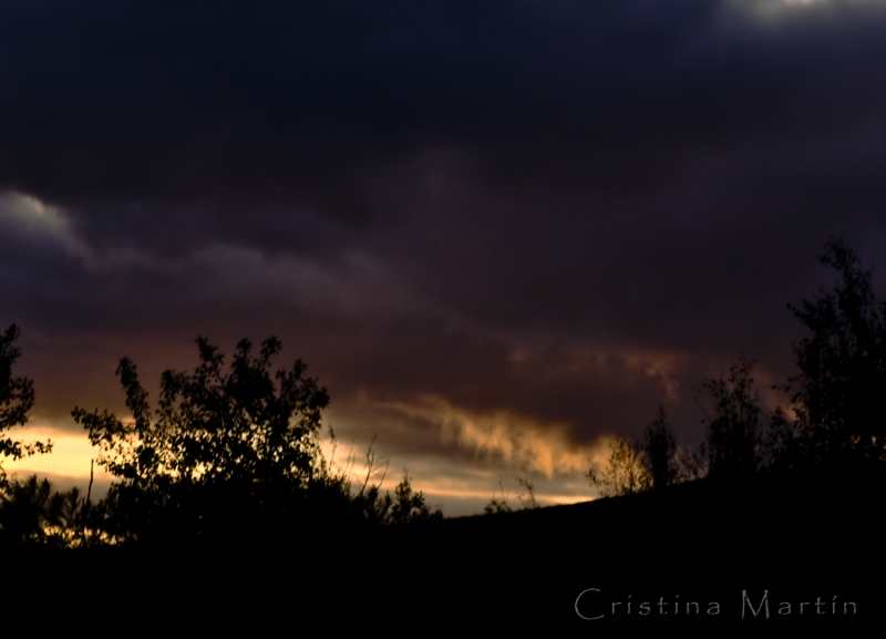 nubes que se derraman