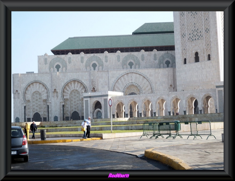 Entrada a la Mezquita Hassan II