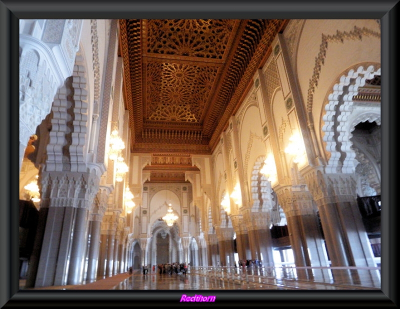Nave central de la mezquita Hassan II