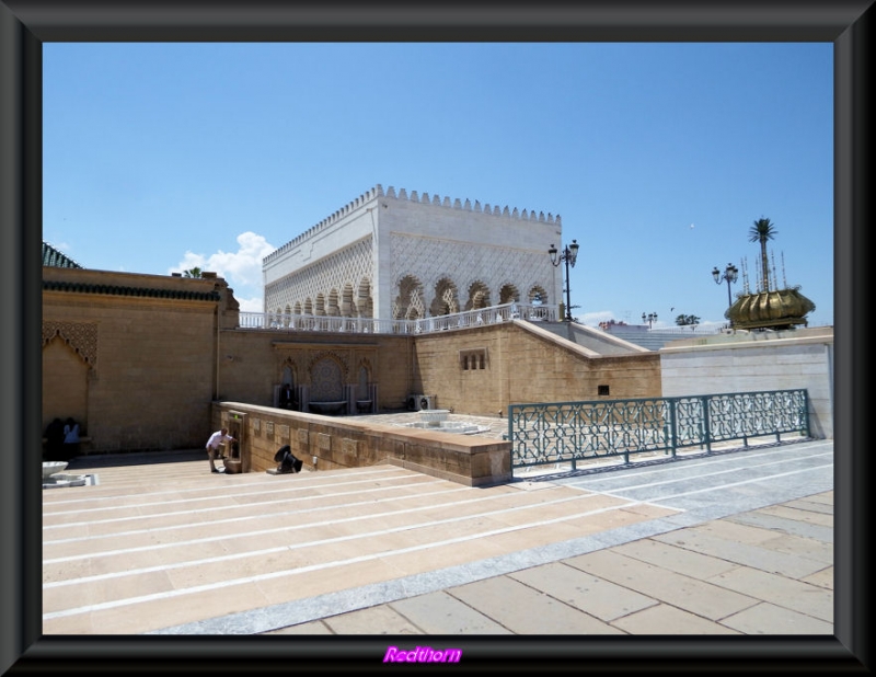 Mausoleo Mohammed V en perspectiva