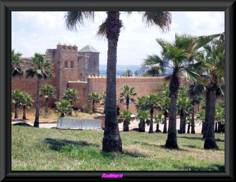 Exterior de la kasbah de los Oudaias