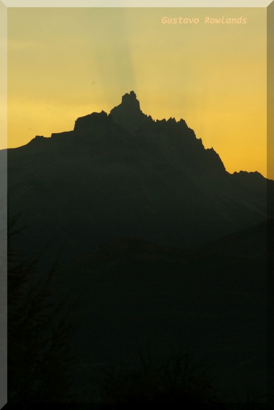 Atardecer en la cordillera