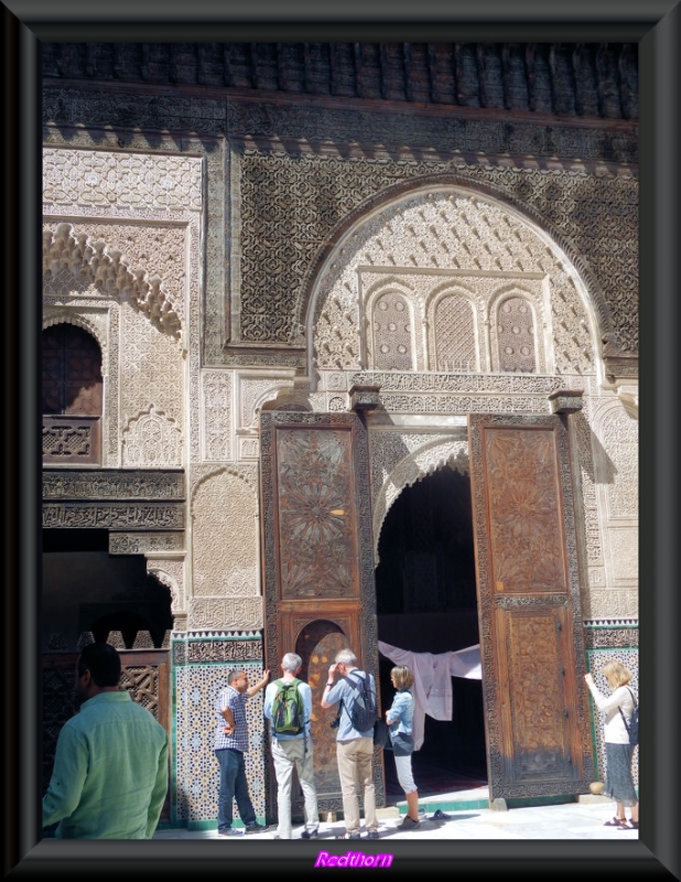 Detalle de la madrasa bou inania