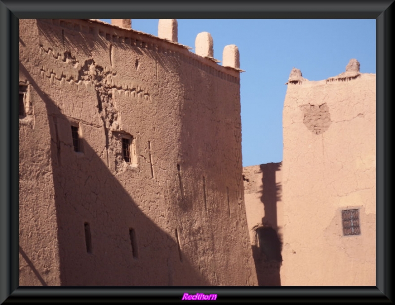 Contornos del palacio-kasbah de Taourirt