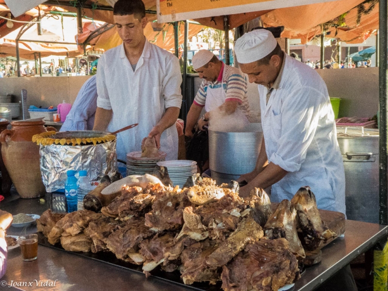 preparando la cena
