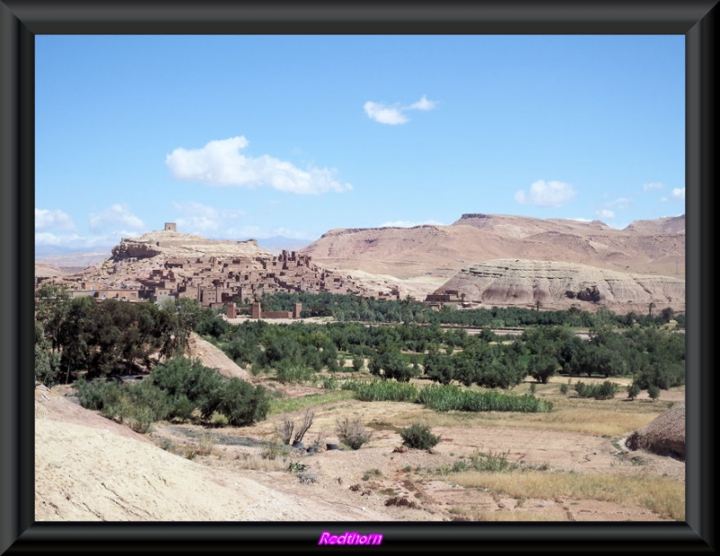 Vista de la ciudad fortificada de Ait ben Haddou