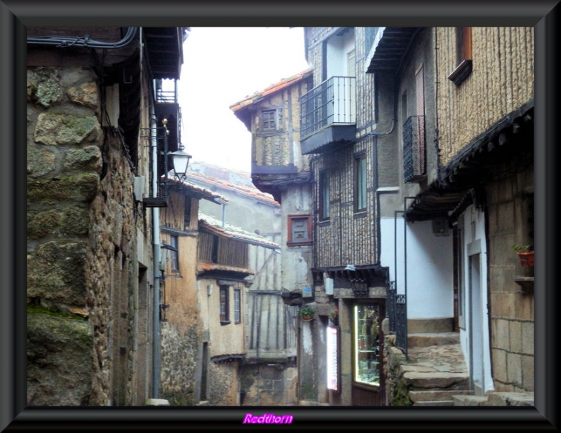 Las tortuosas calles de La Alberca