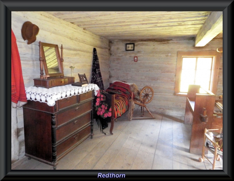Dormitorio casa rural siglo XIX