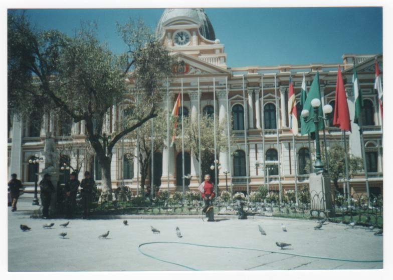 Palacio Quemado o de Gobierno en Bolivia