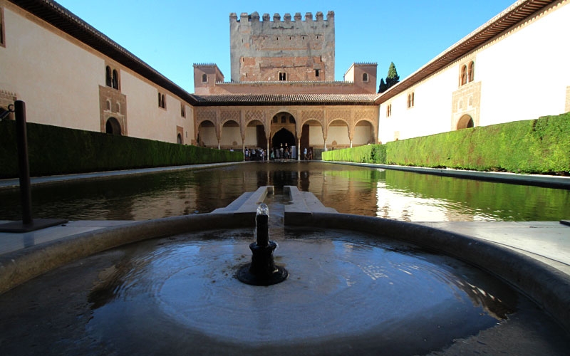 Palacios Nazaries. Patio de los arrayanes. Alhambra.