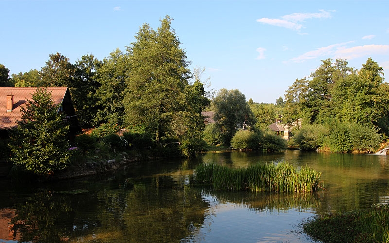 Casas en el rio