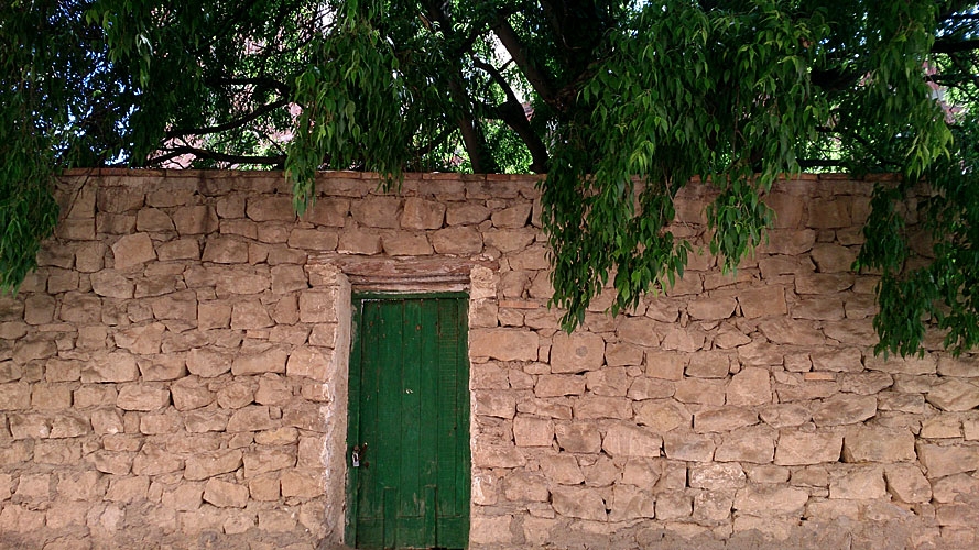 Puerta patio caspe