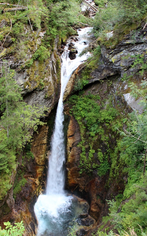 Raggaschlucht. Gran cascada. Austria.