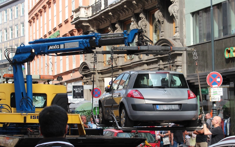 sistema efectivo de quitar coches en Viena