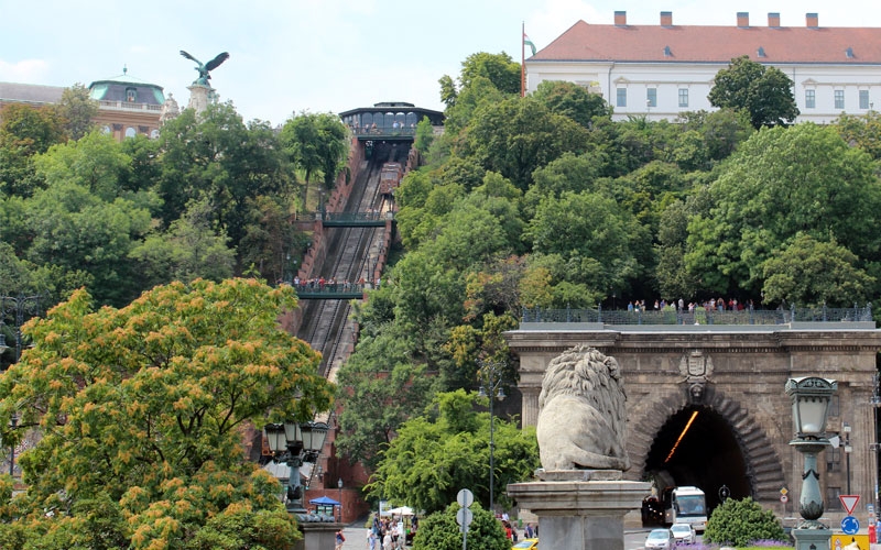 Vista Telefrico De Budapest y Tunel