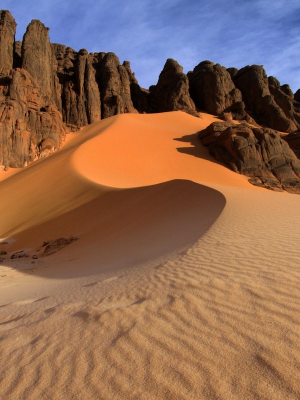 la sinuosidad de la duna