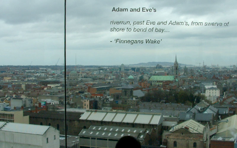 Vista Dublin des de la Fabrica Guiness