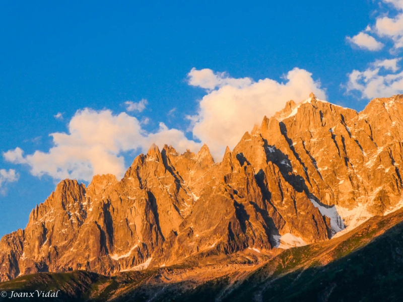 Captard a les Agulles de Chamonix