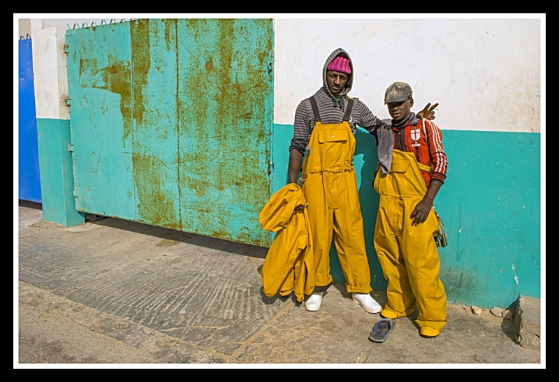 Pescadores senegaleses