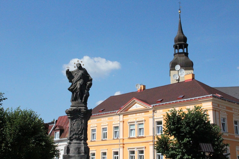 Pueblo de la frontera con Polonia