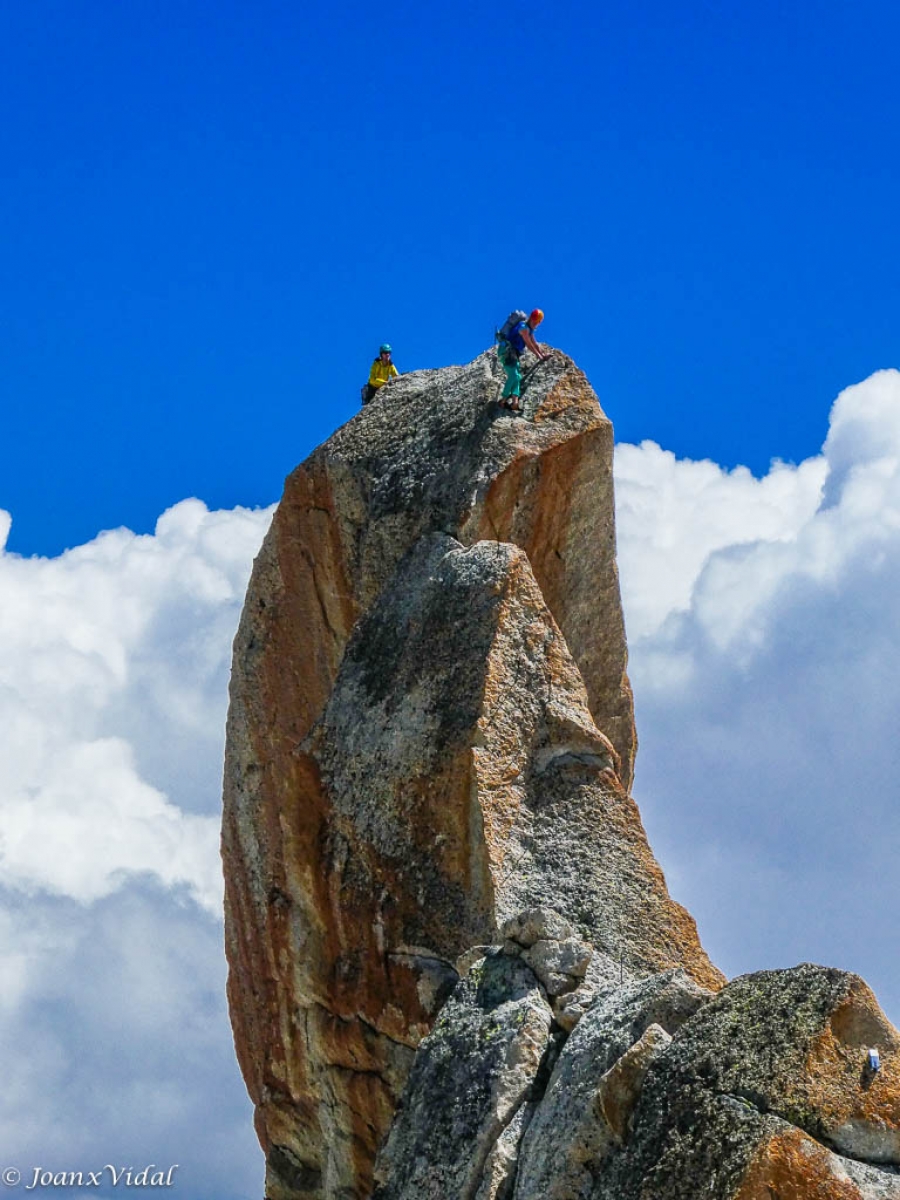 Alcanzando la cima