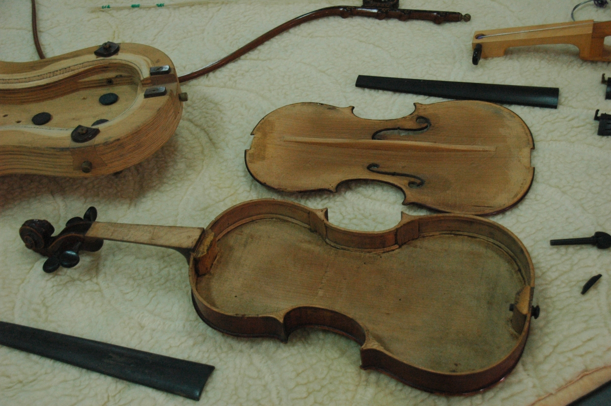 Violin desguazado