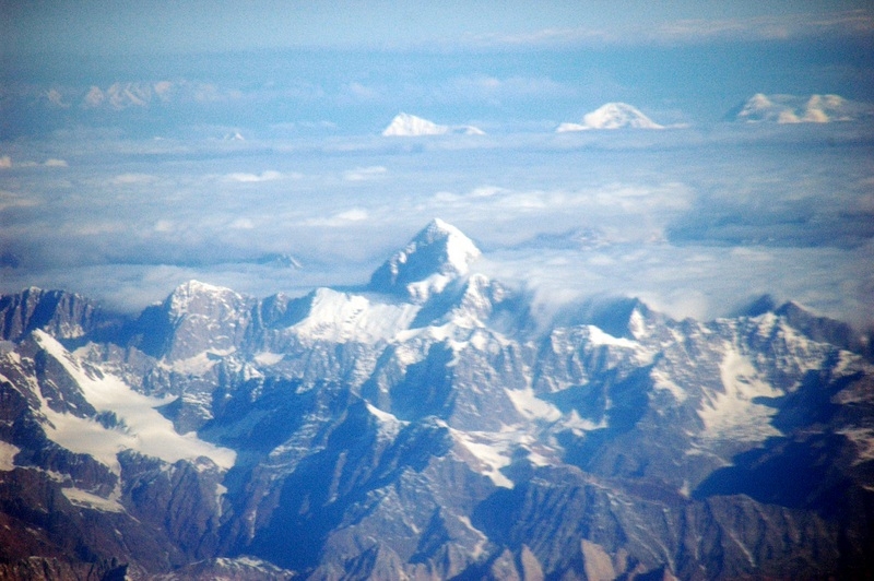 Volando sobre el Himalaya