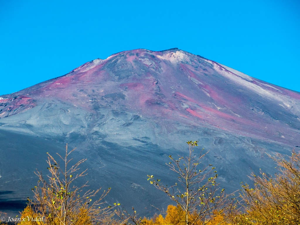 Volcan Fuji sin nieve