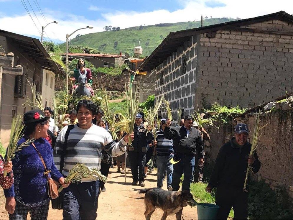 DOMINGO DE RAMOS EN EL PUEBLO DE CHAUCA