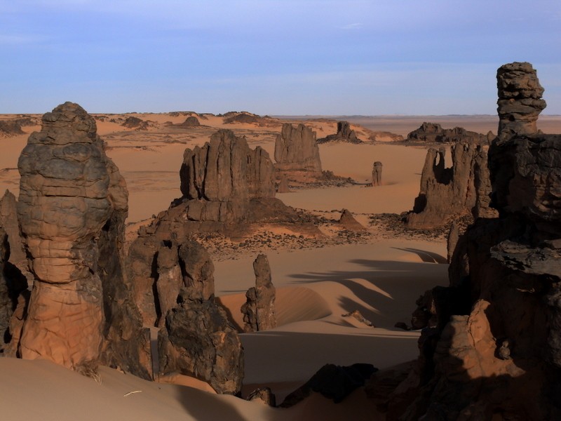 la erosion del desierto - Tin Achekir