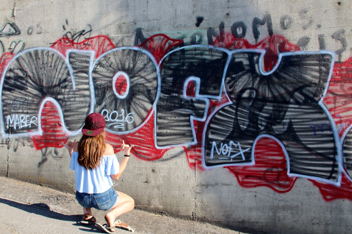 Grafitis a orillas del Tajo
