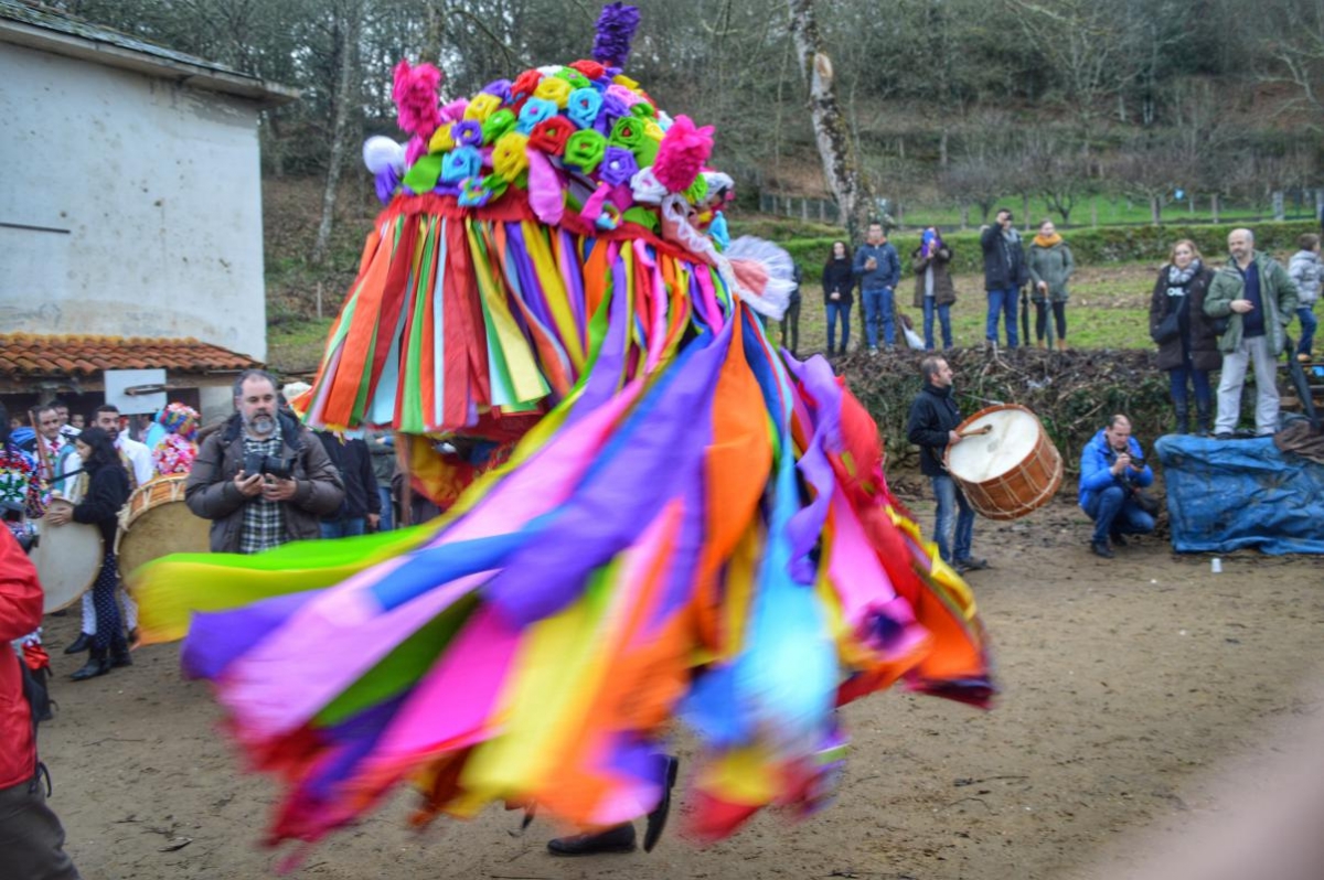 Entroido Ribeirao: Volante con pucho. Santiago de Arriba. Chantada. Ribeira Sacra. Galicia byJOM DPLF