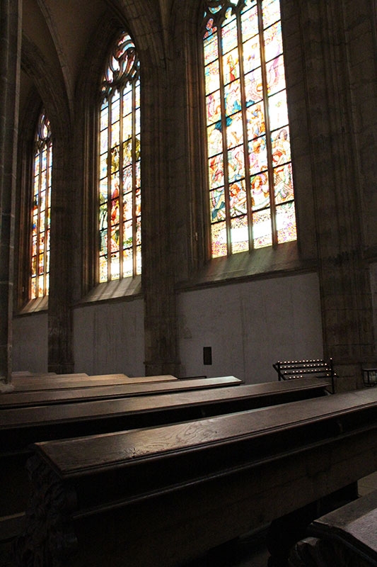 Interior Iglesia de Santa Brbara