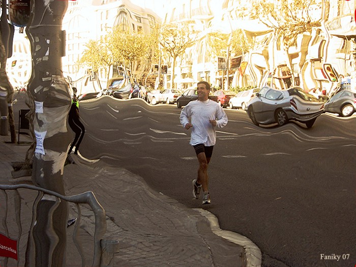 Mi amigo Rafa ........ entrenando