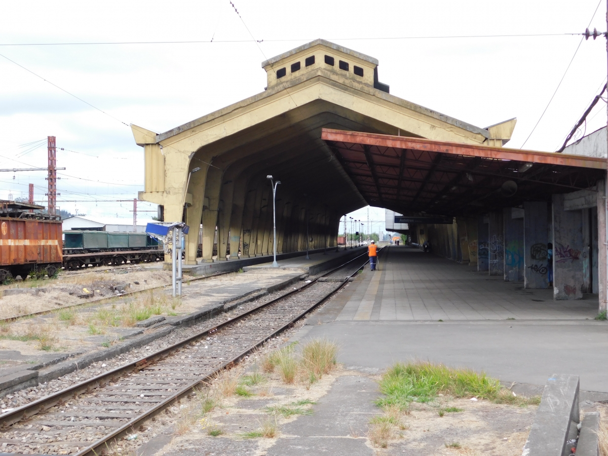 Esperando el tren