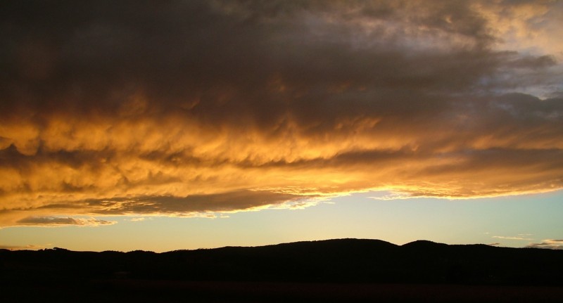 Atardecer despues de la tormenta