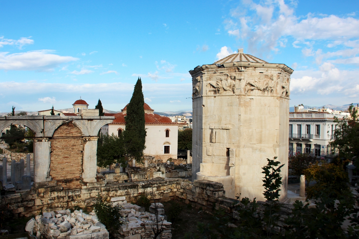 Torre de los Vientos Agora romana Atenas