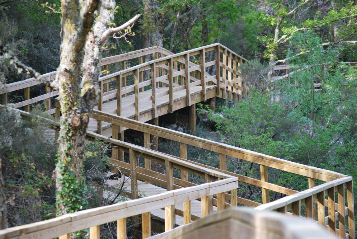Pasarela no Cann do Mao. Parada de Sil. Ribeira Sacra fcmv