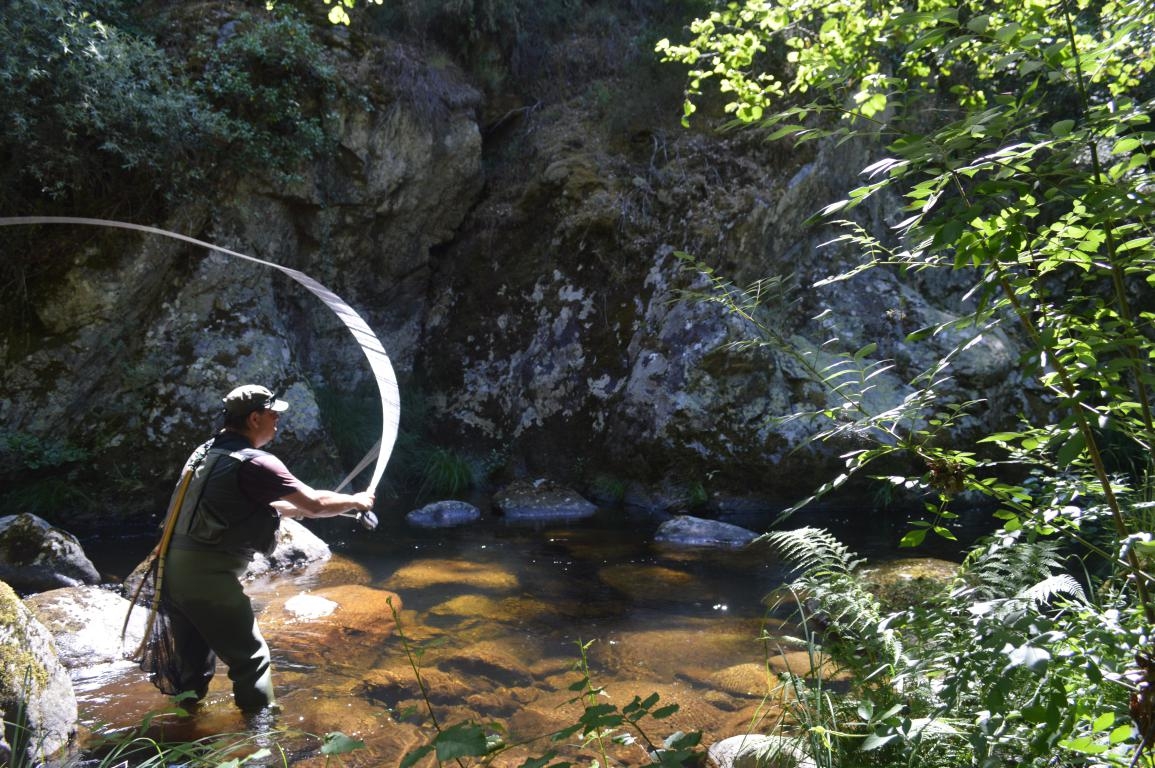 Pesca sen morte no Mao. Parada de Sil. Ribeira Sacra. fcmv