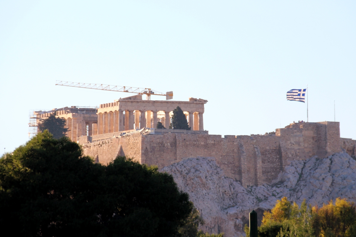 Atardecer en la Acropolis