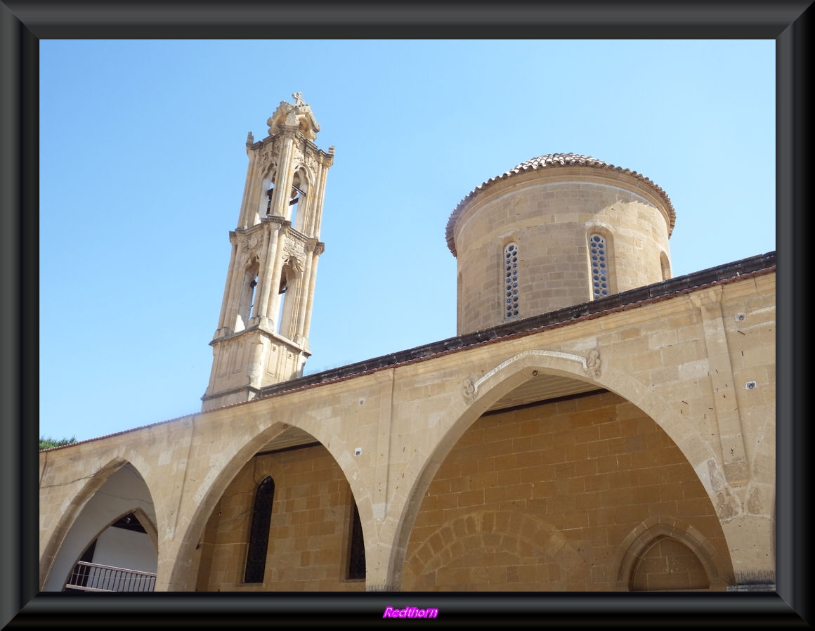 Exterior de la igleisa de San Mamas en Morfou