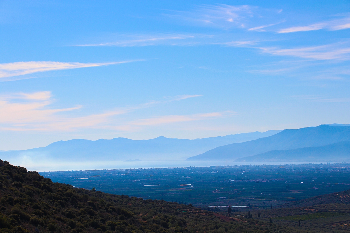 Vista llanura des de Micenas