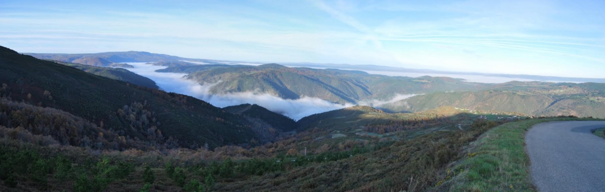 Nboa sobre o cann. Ribas do Sil. Lugo. Ribeira Sacra fcmv
