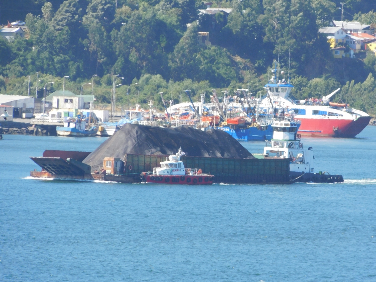 Asi se transporta el mineral aqu