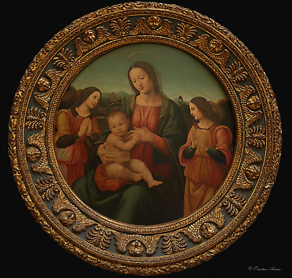 Madonna con il bambino e angeli (Museos Capitolinos)