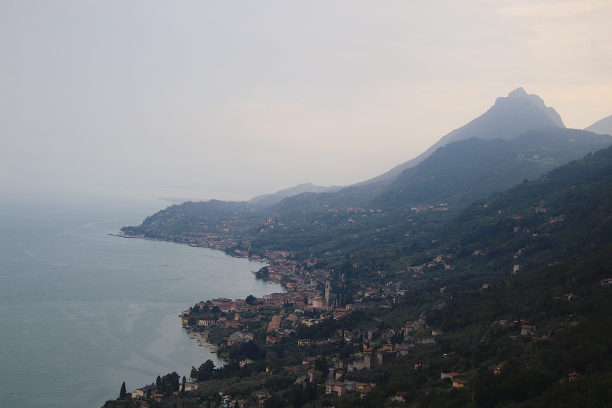 Vista aerea de Gargnano